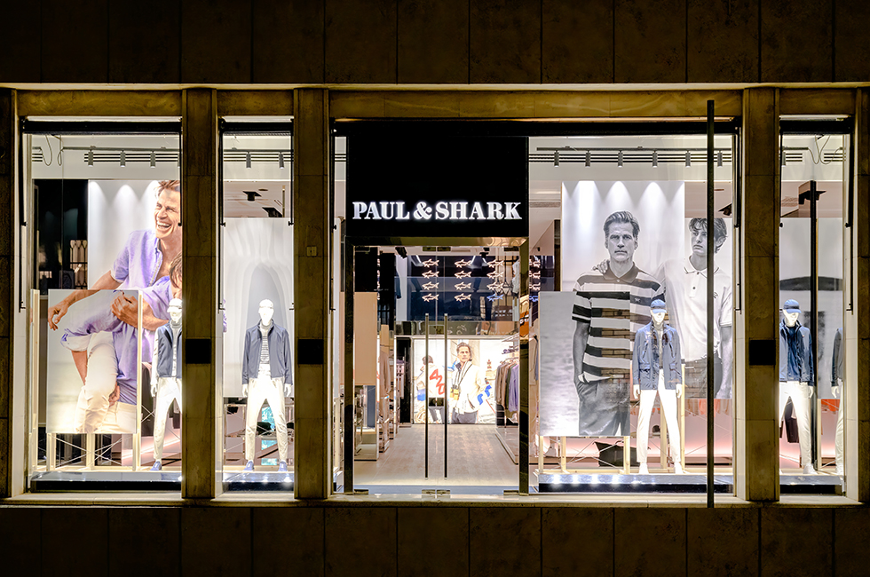Paul & Shark Shop Windows